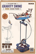 Houten bouwpakket - Ocean Fisher - pendule - 161 onderdelen - ROKR