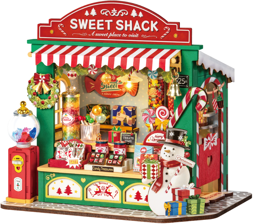 Miniatuur - Christmas Candy Stand - Rolife