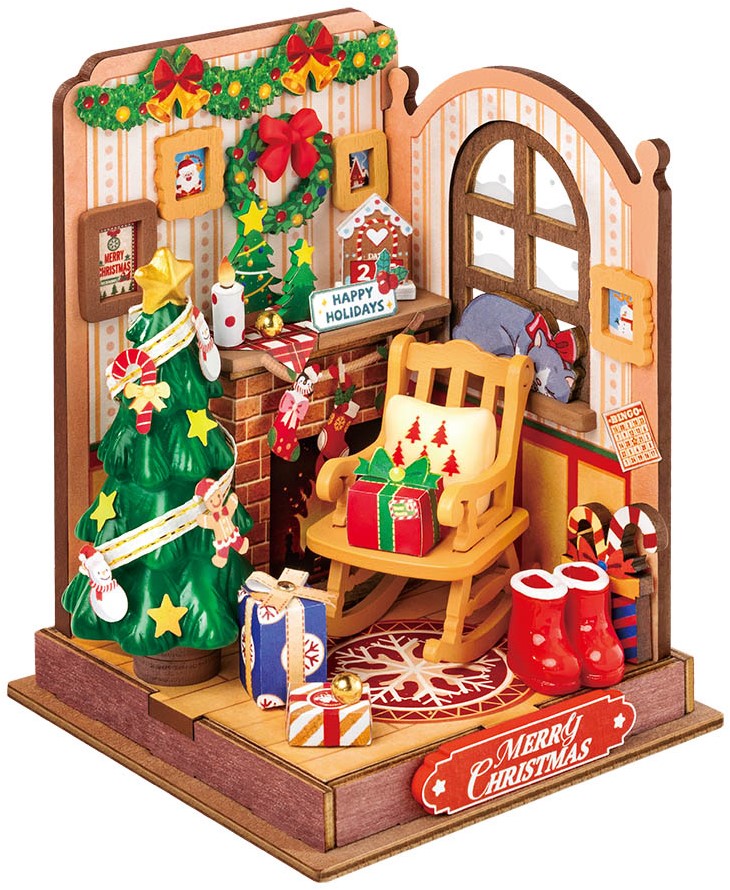 Miniatuur - Christmas Fireplace - Rolife