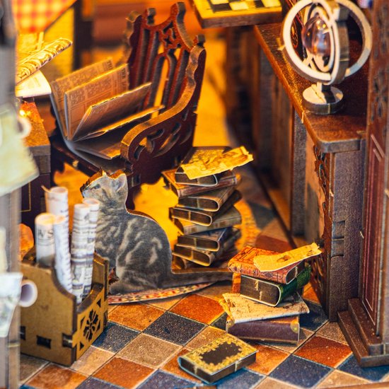 Miniatuur - Book Nook - Magic Library - M2513
