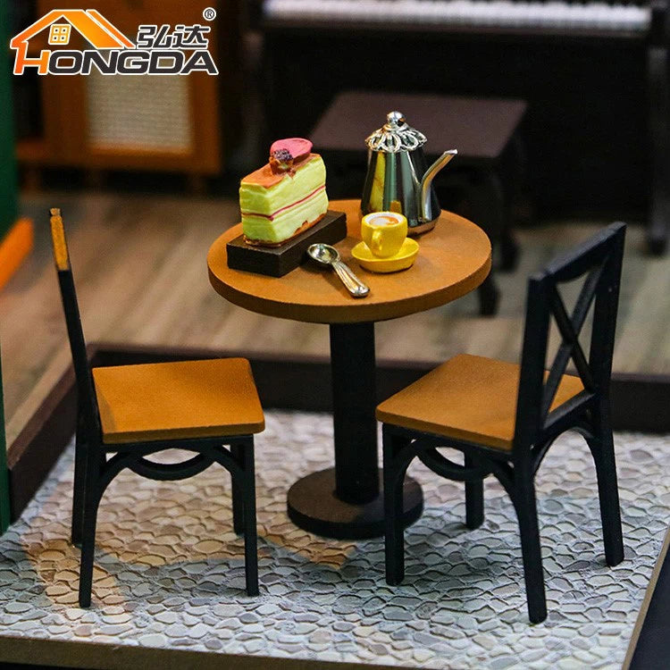 Miniatuur - Afternoon Coffee - PC2311Z - Met stofkap