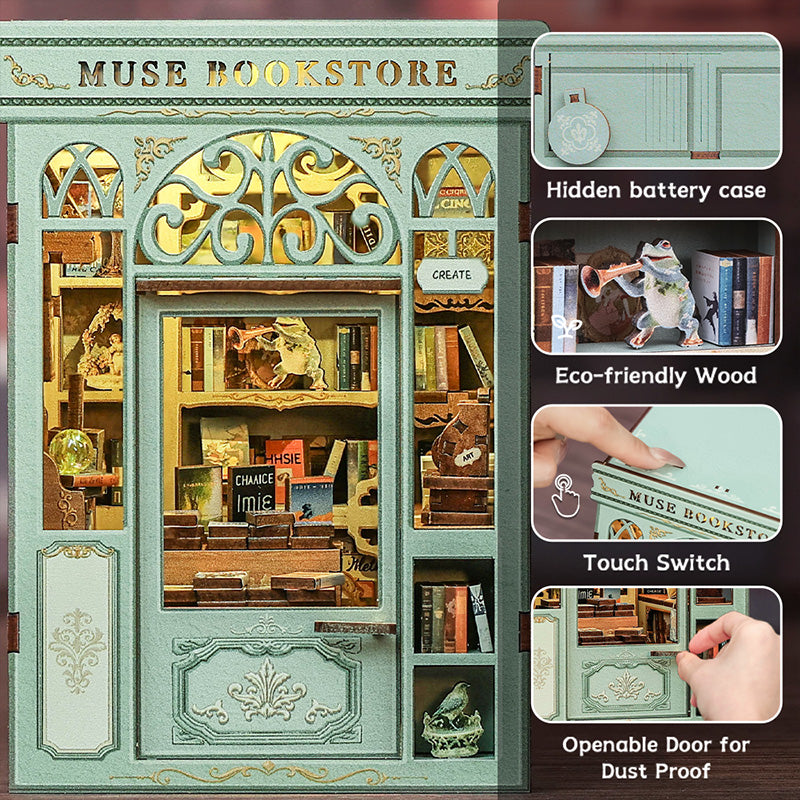 Miniatuur - Book Nook - Muse Bookstore - CuteBee