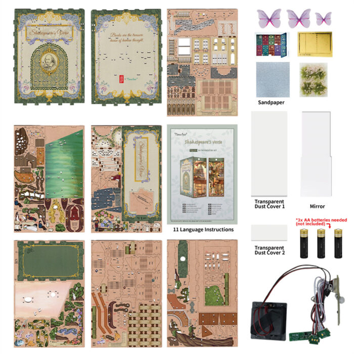 Miniatuur - Book Nook - Shakespaere's Verse - Tone-Cheer