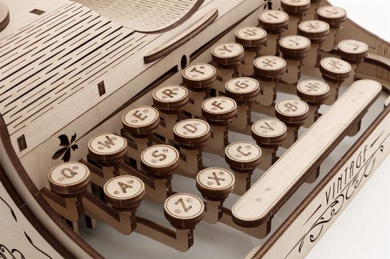Houten bouwpakket - Typewriter - EWA