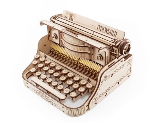 Houten bouwpakket - Typewriter - EWA