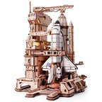 Houten bouwpakket - Space Shuttle - 446 onderdelen - ROKR
