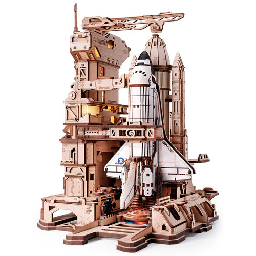 Houten bouwpakket - Space Shuttle - 446 onderdelen - ROKR