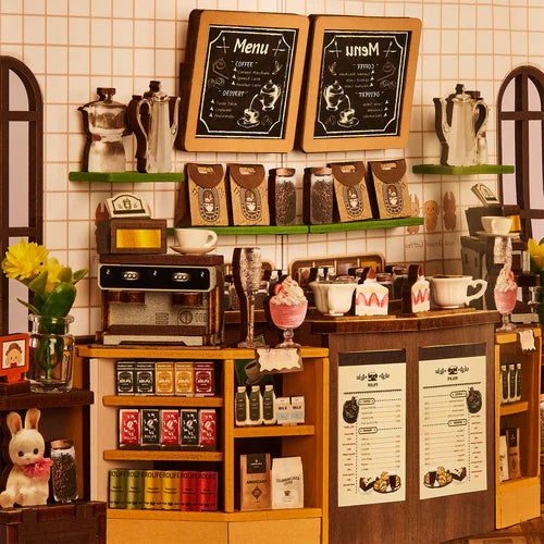 Miniatuur - Book Nook - Holiday Cafe - Rolife