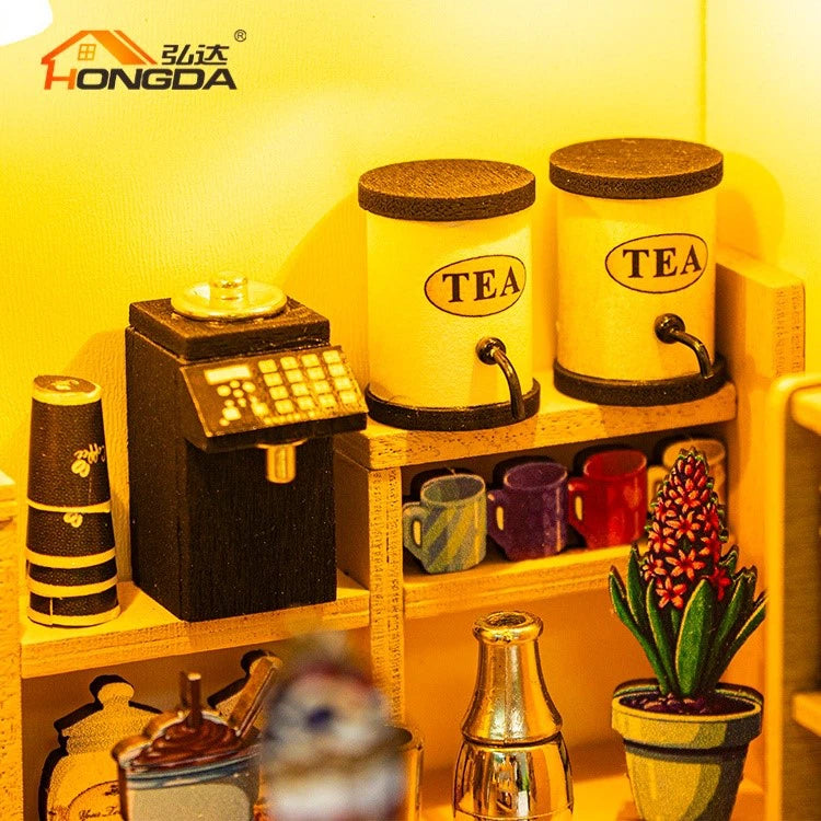 Miniatuur - First Foam Tea House - M2505Z - Hongda