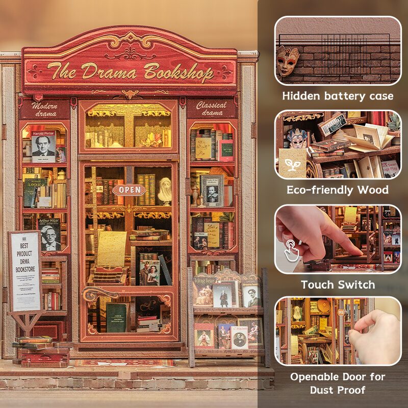 Miniatuur - The Drama Bookshop - CWGC206 - Cutebee
