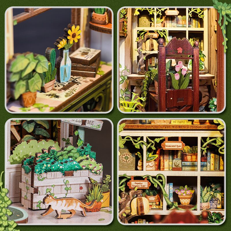 Miniatuur - Green Life Bookshop - CWGC203 - Cutebee