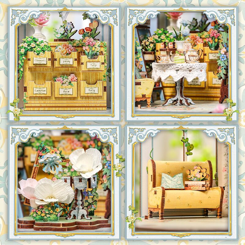 Miniatuur - Windsors Flower House - GHGC401 - Cutebee