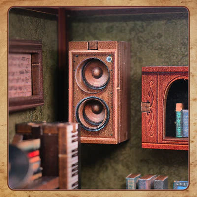 Miniatuur - Book Nook - Memories Music Bookshop - CuteBee