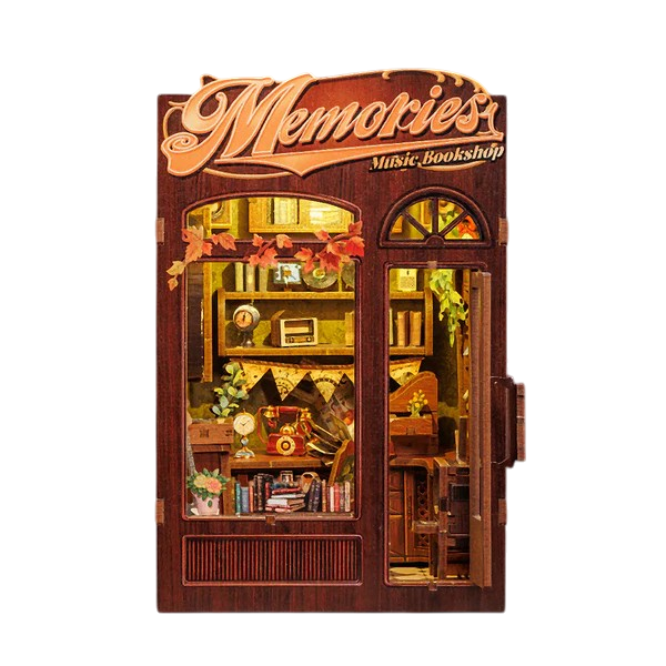 Miniatuur - Book Nook - Memories Music Bookshop - CuteBee