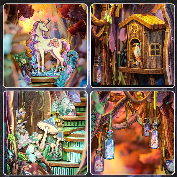 Miniatuur - Book Nook - The Grace of the Forest - CuteBee