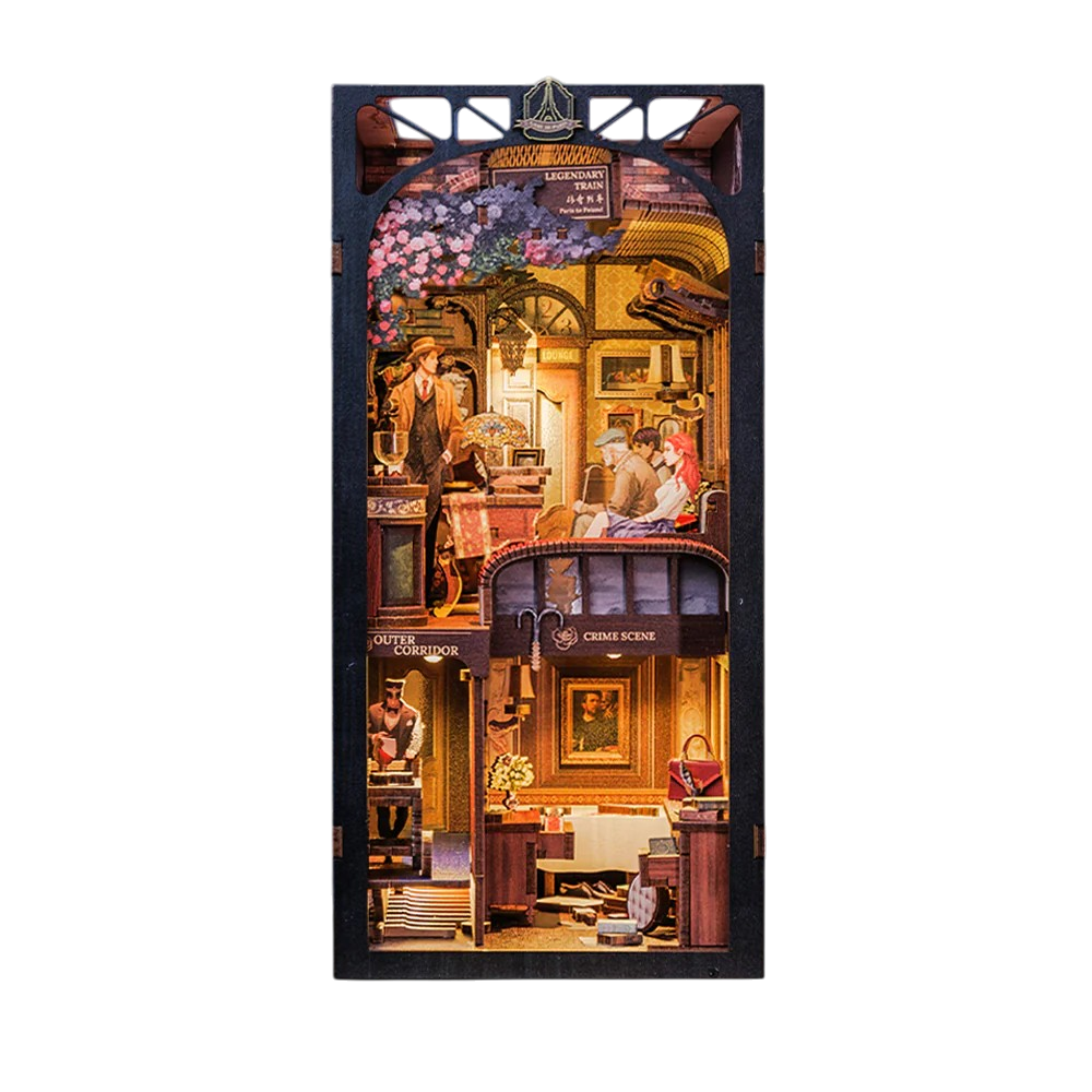 Miniatuur - Book Nook - Train Mystery - BN01 - CuteBee