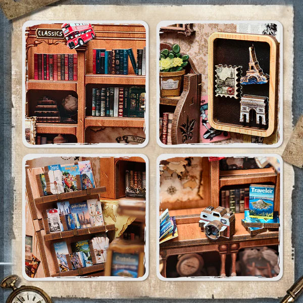 Miniatuur - Book Nook - Journey Trace Bookshop - CWGC204 - CuteBee