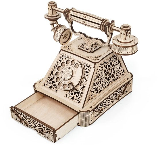 Houten bouwpakket - Retro Telephone - 3861 - EWA