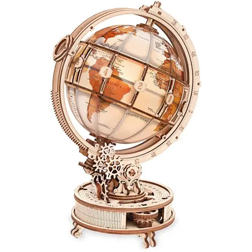 Houten bouwpakket - Luminous Globe (electric version) - ST003D - ROKR