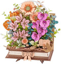 Houten bouwpakket - Bloemen - Wooden Blooming Book - TW04H - Rowood