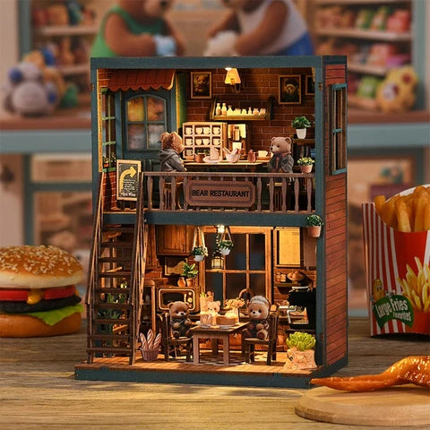 Miniatuur - Bear Restaurant - AW02-004 - Dongguan