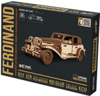 Houten bouwpakket - Ferdinand retro auto - 278 onderdelen - EWA