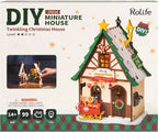 Miniatuur - Twinkling Christmas House - DS036 - Rolife