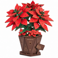 Houten bouwpakket - Bloemen - Kerstster (Poinsettia) - 153 onderdelen - Rowood