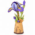 Houten bouwpakket - Bloemen - Purple Iris - TW121 - Rowood