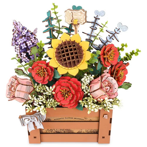 Houten bouwpakket - Wooden Bloom Box - 658 onderdelen - Rowood