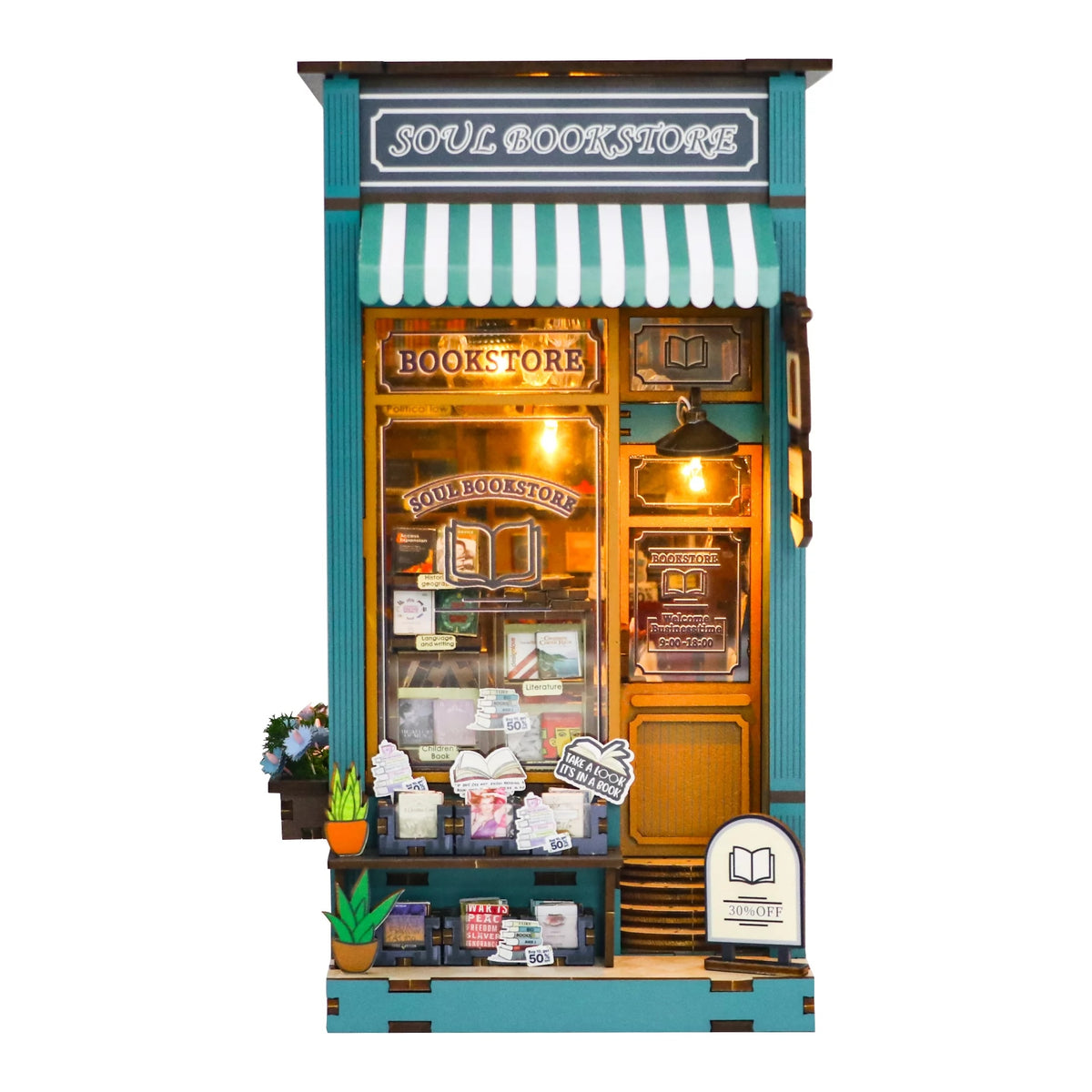 Miniatuur - Book Nook - Soul Bookstore - M2314