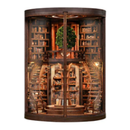 Miniatuur - Book Nook - Wisdom Rings Book Repository - AH01-005 - Dongguan