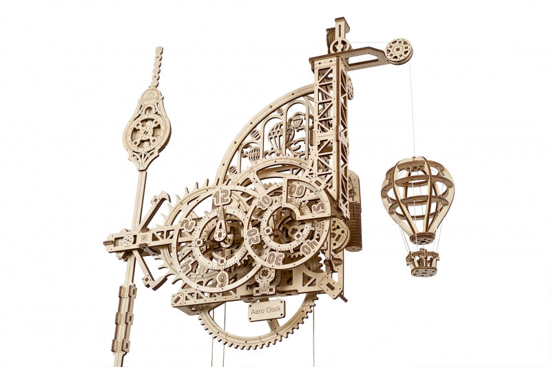 Houten bouwpakket - Aero wandklok - 320 onderdelen - Ugears