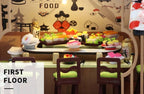 Miniatuur - Gibbon Sushi - M2011Z - met stofkap