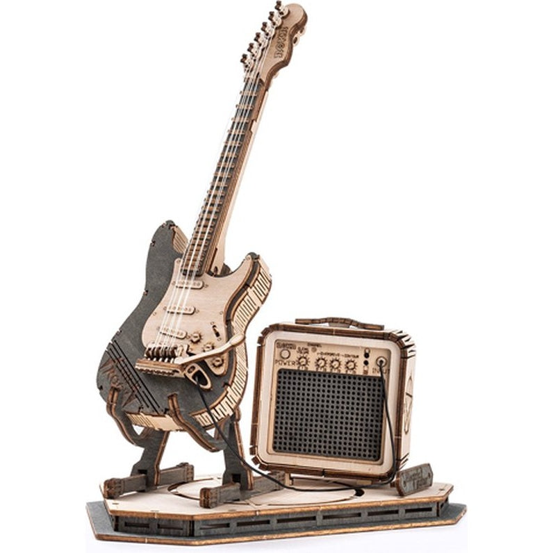 Houten bouwpakket - Electric Guitar - 140 onderdelen- Rolife