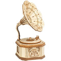 Houten bouwpakket - Gramophone (klein) - 122 onderdelen - Rolife