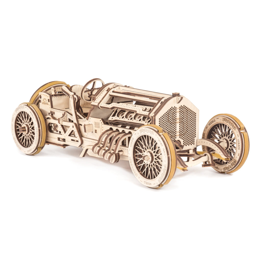 Houten bouwpakket - U-9 Grand Prix Auto - 348 onderdelen - Ugears