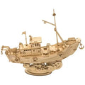 Houten bouwpakket - Fishing Ship - TG308 - Robotime