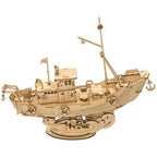 Houten bouwpakket - Fishing Ship - TG308 - Robotime