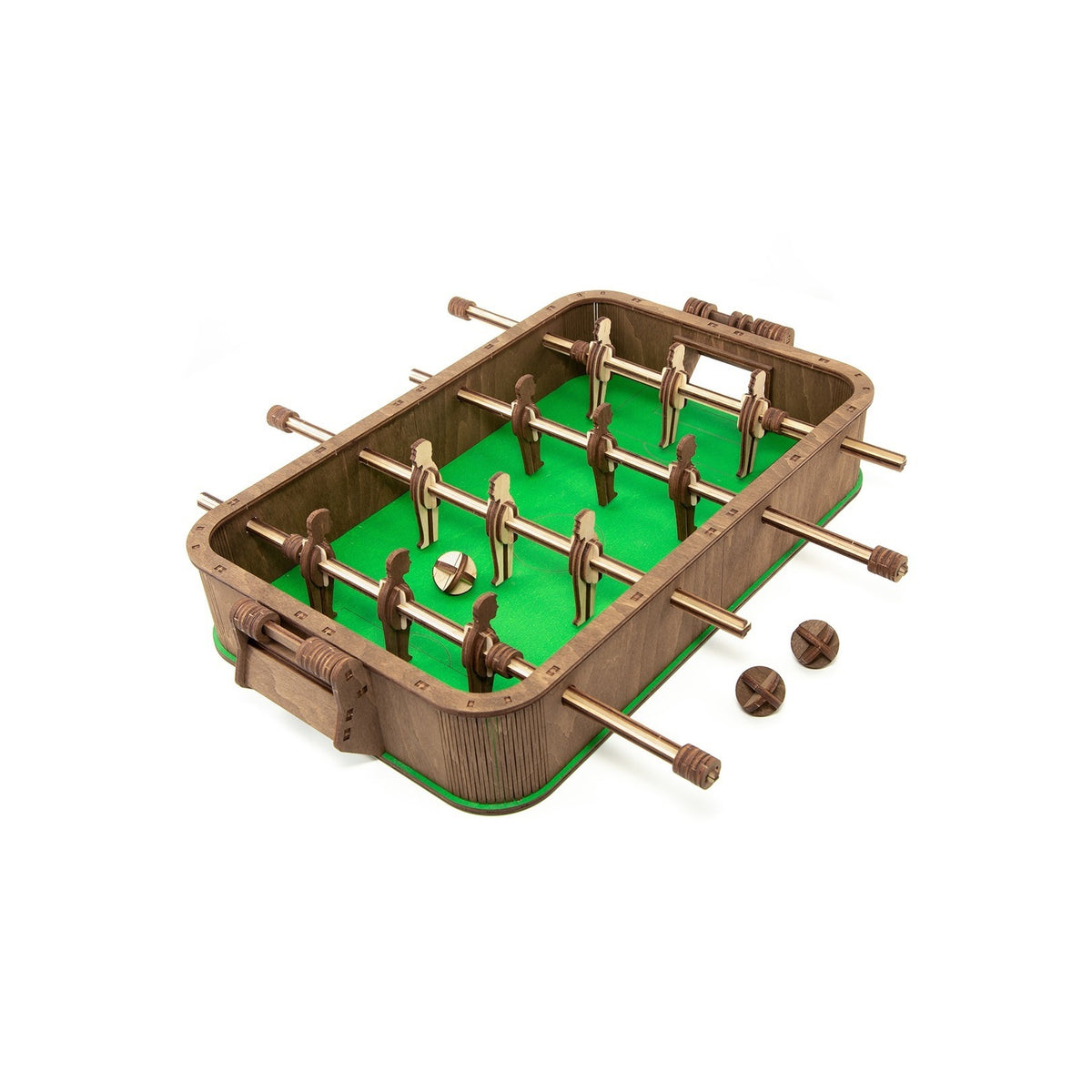 Houten bouwpakket - Tafelvoetbal - 112 onderdelen - EWA