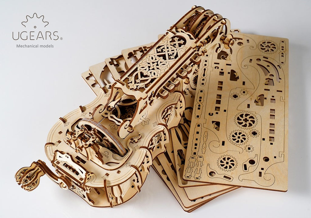 Houten bouwpakket - Hurdy Gurdy - 292 onderdelen - Ugears