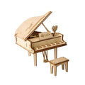 Houten bouwpakket - Grand piano - 74 onderdelen- Rolife
